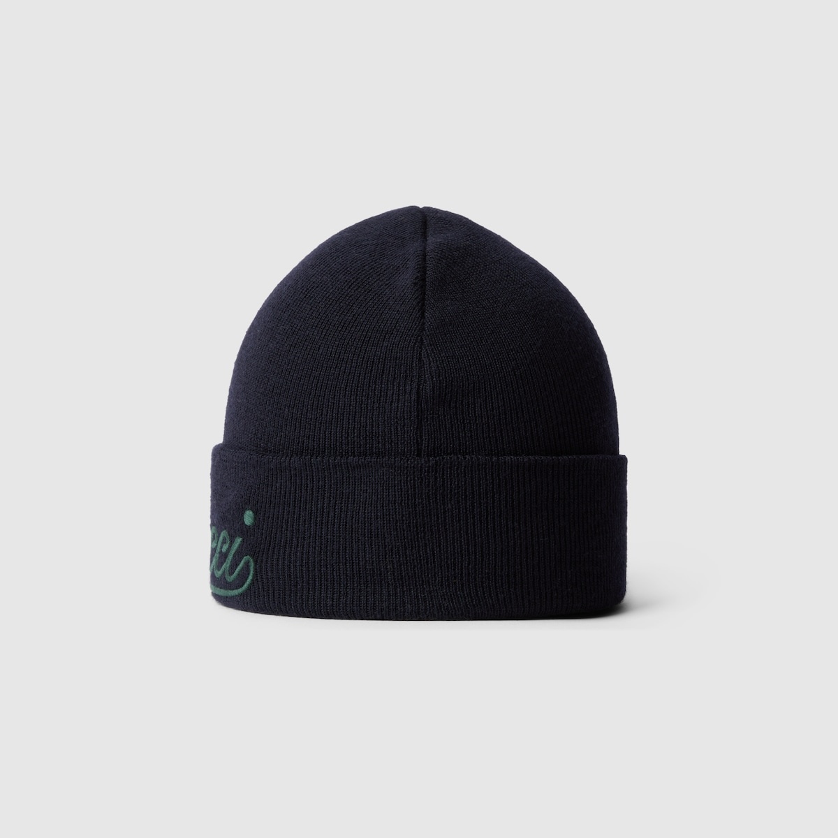 Wool hat with Gucci embroidery - 2