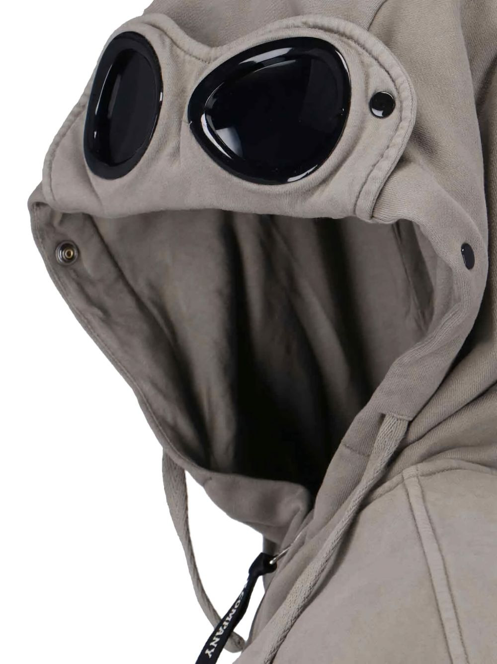 goggle-details zip-fastening hoodie - 5