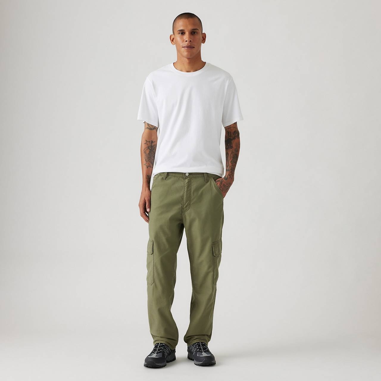 568™ LOOSE STRAIGHT CARGO TWILL MEN'S PANTS - 2