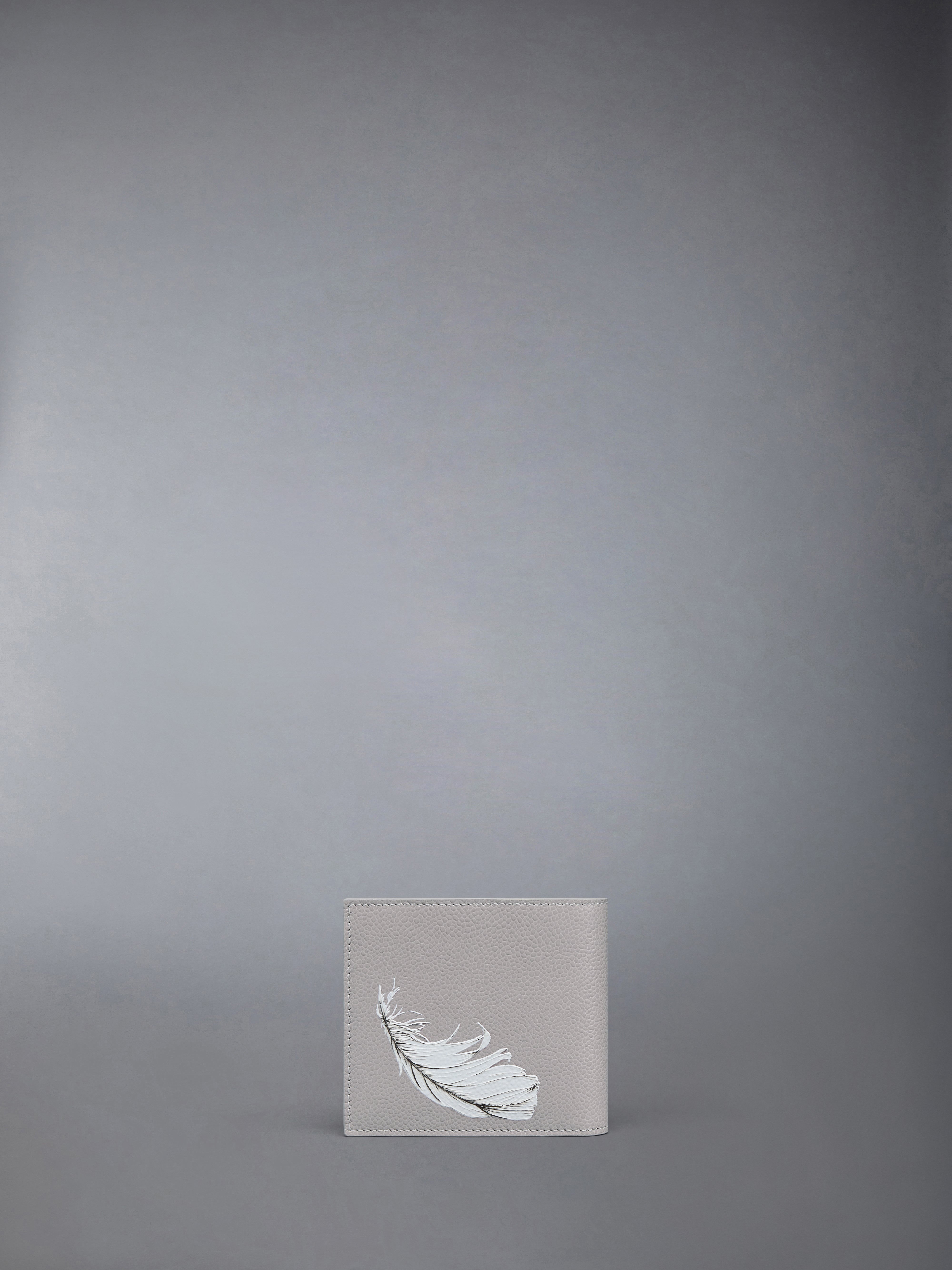 FEATHER PRINT PEBBLE GRAIN BILFOLD - 2