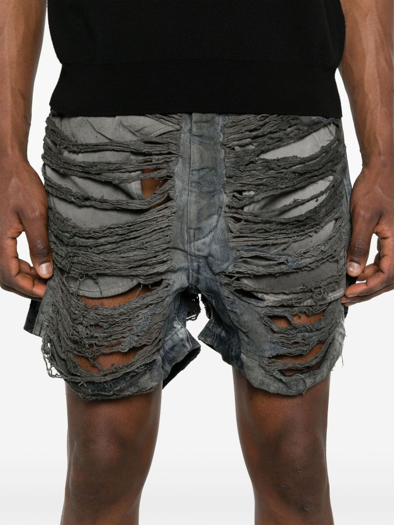 distressed denim shorts 5