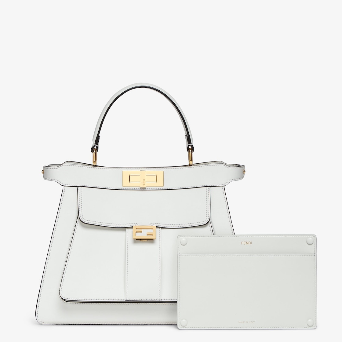 White leather bag with Baguette pocket - 2