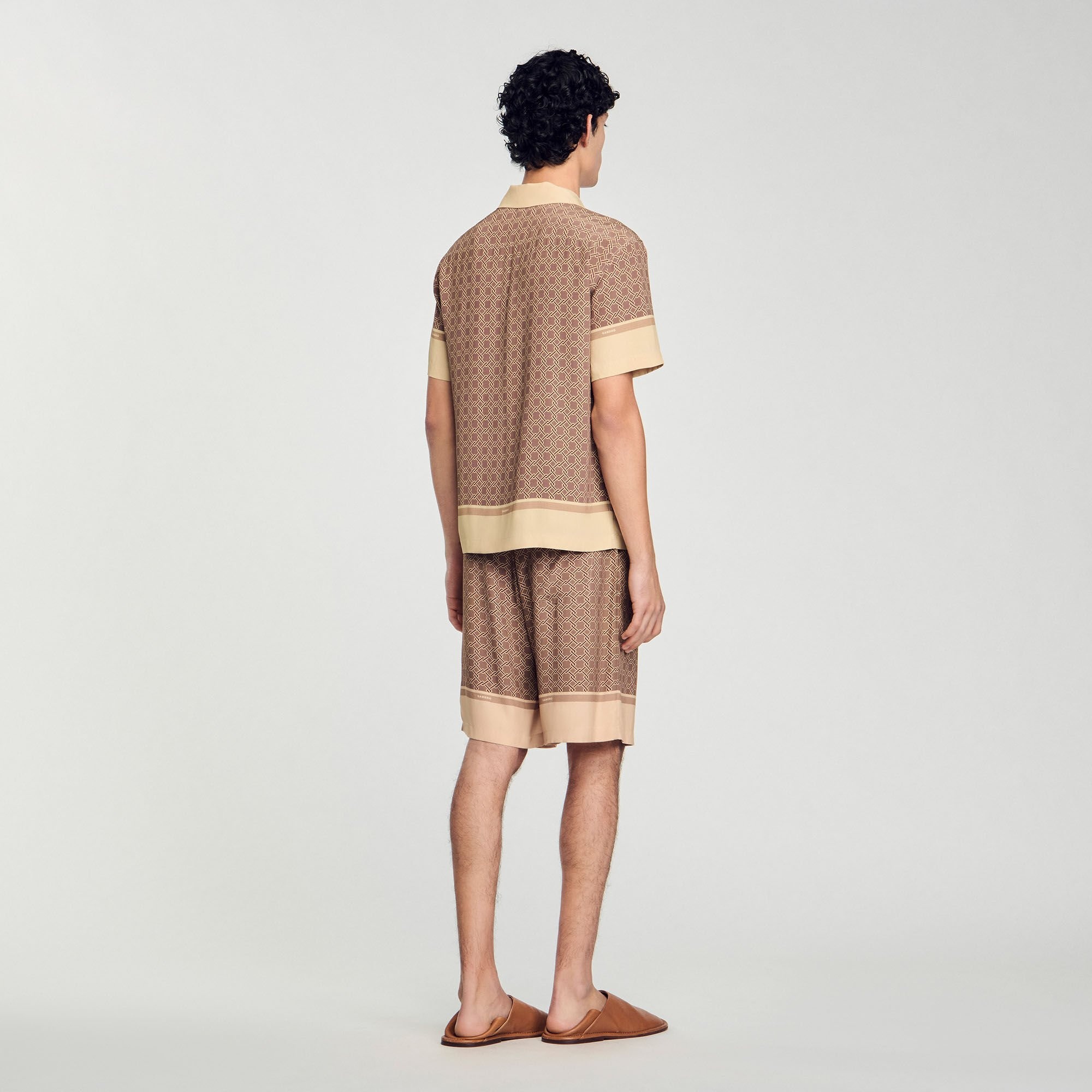 SHORT-SLEEVED PATTERNED SHIRT - 5