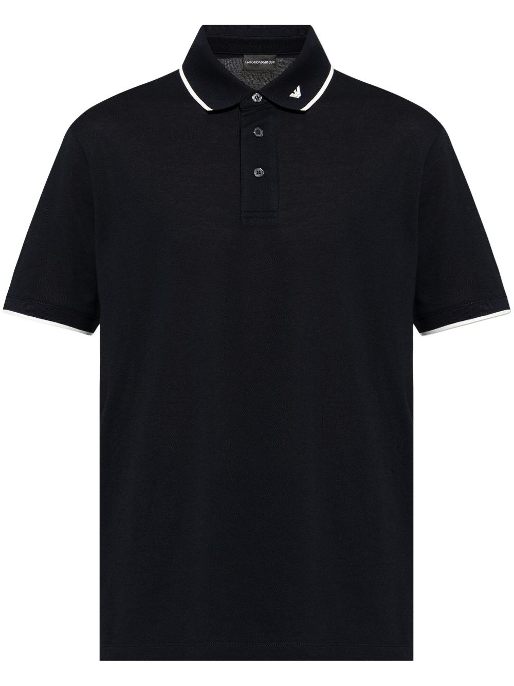 logo embroidered polo shirt - 1