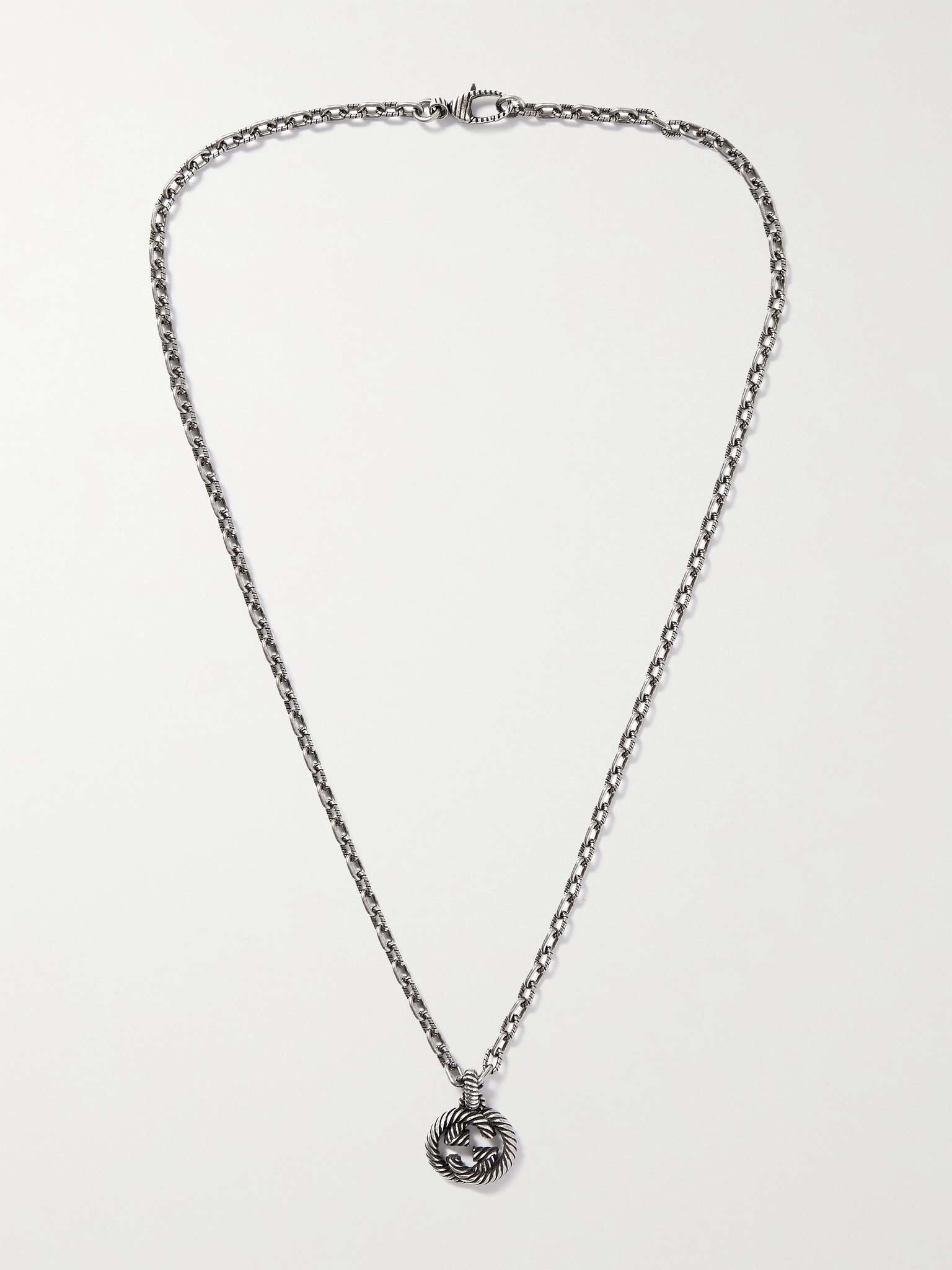 Burnished Sterling Silver Necklace - 5