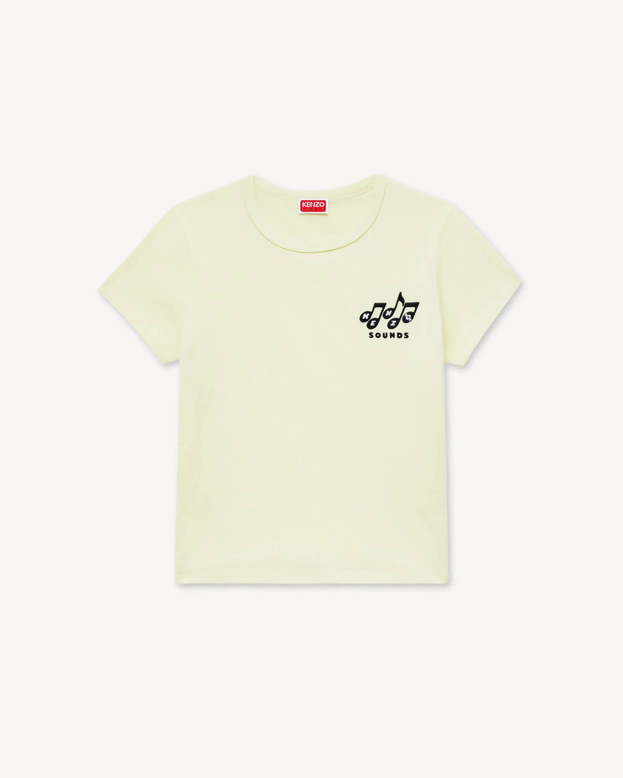'KENZO Sounds' embroidered T-shirt in cotton - 1