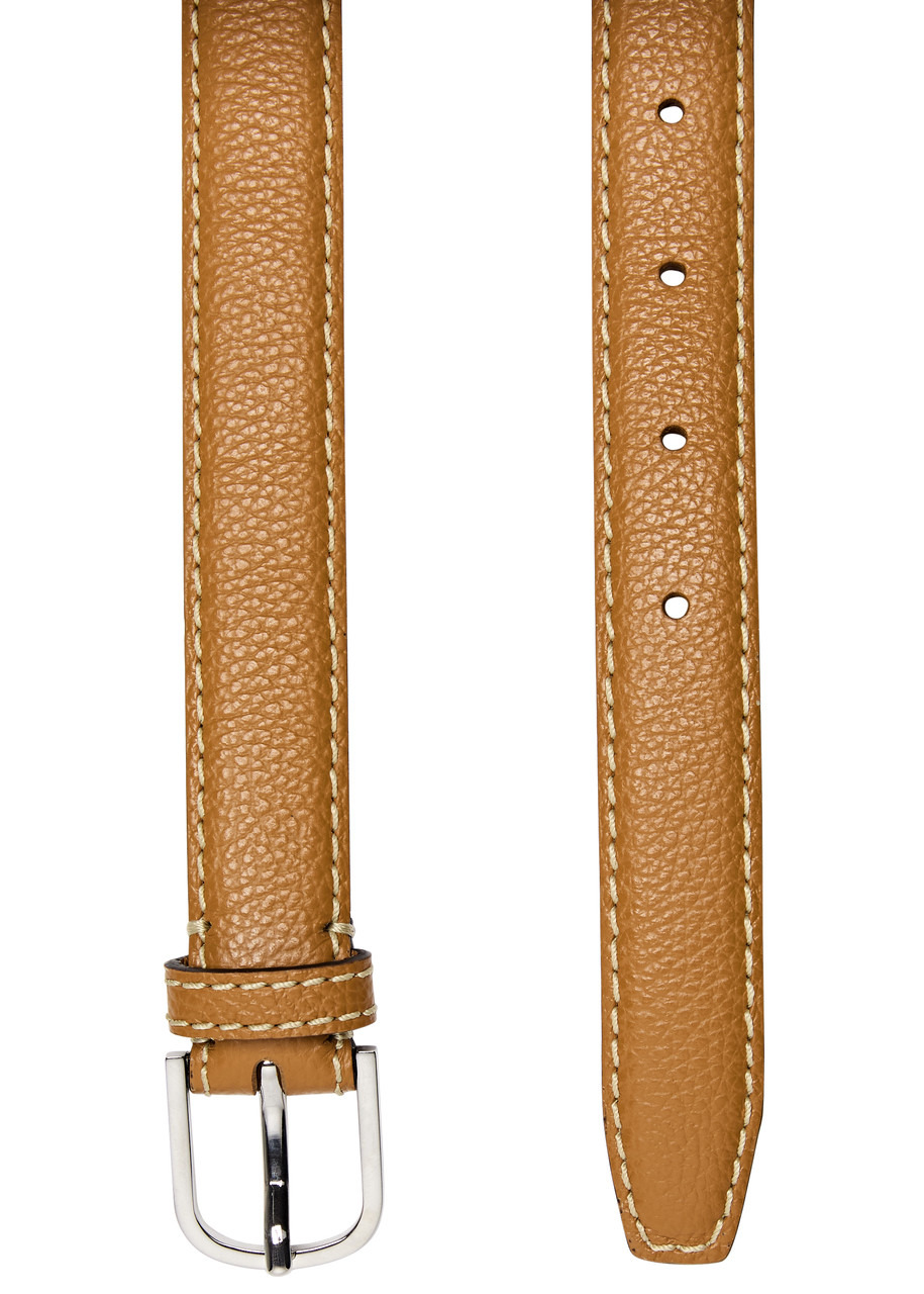 Slim leather belt - 3