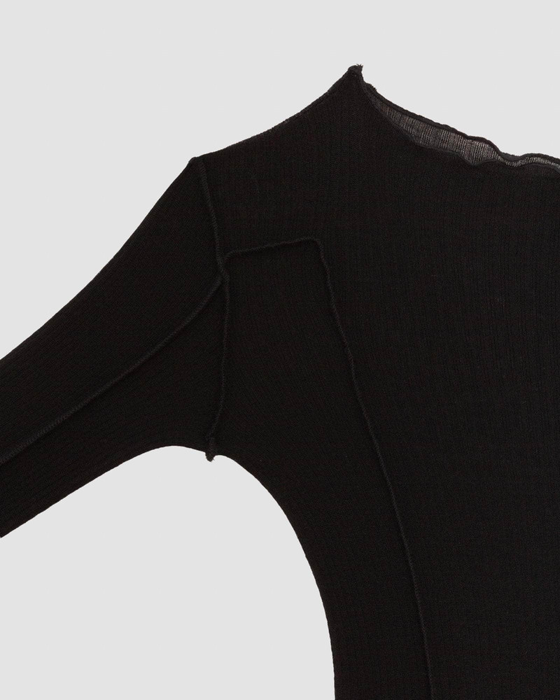 Omato Long Sleeve Tee - Fine Wool Rib 6