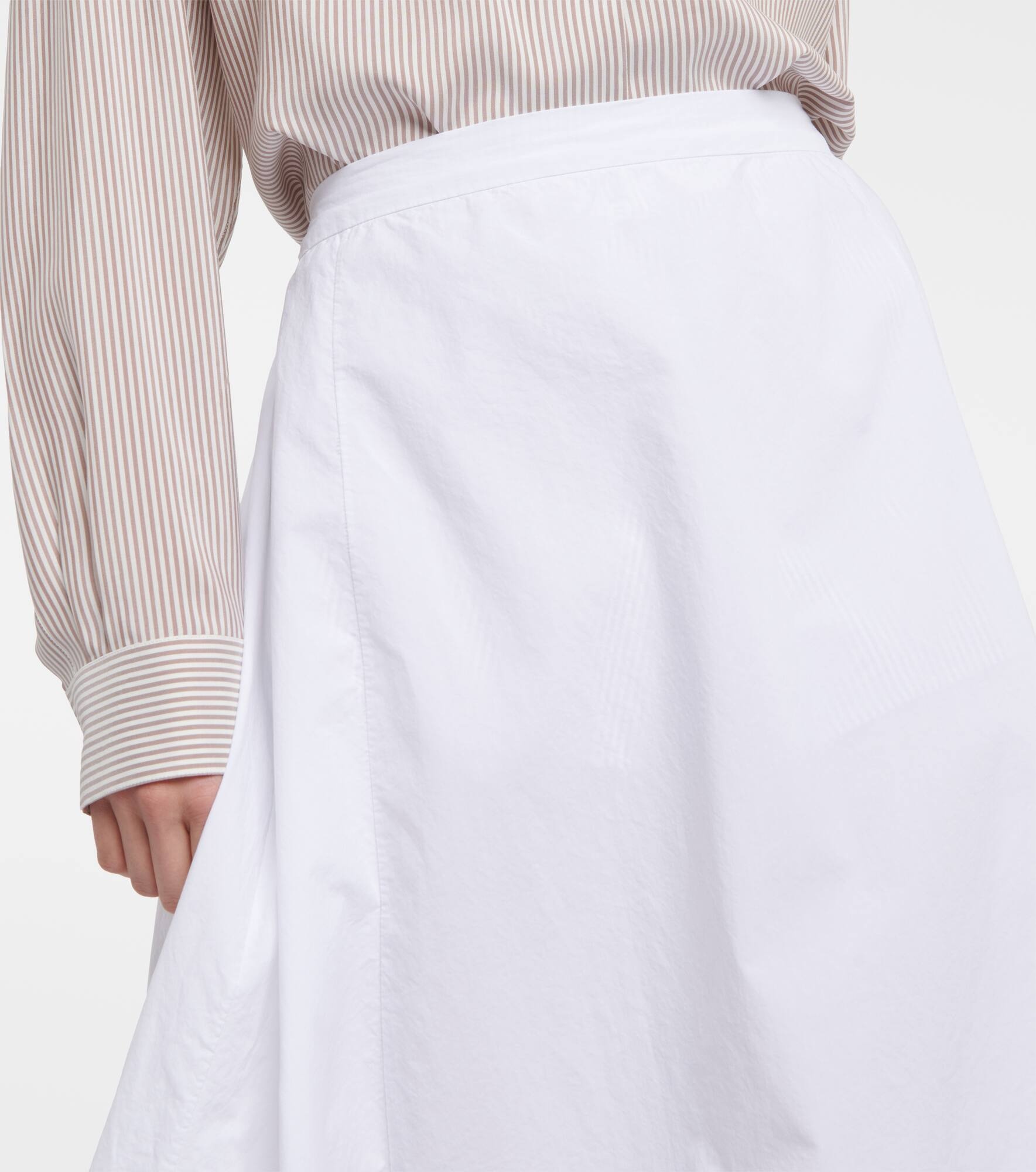 Fleur cotton midi skirt - 4