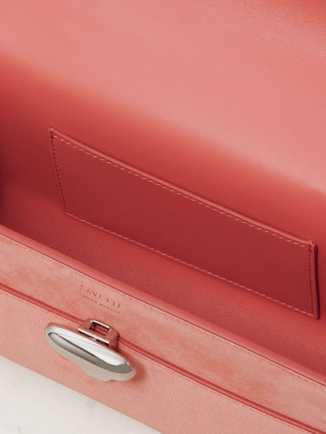 Symmetry Pochette suede tote Pink - 5