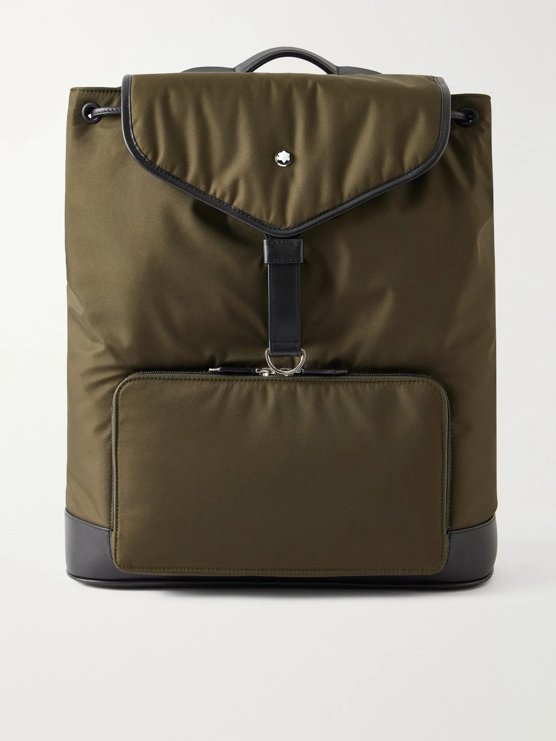 Panorama Leather-Trimmed Shell Backpack - 1