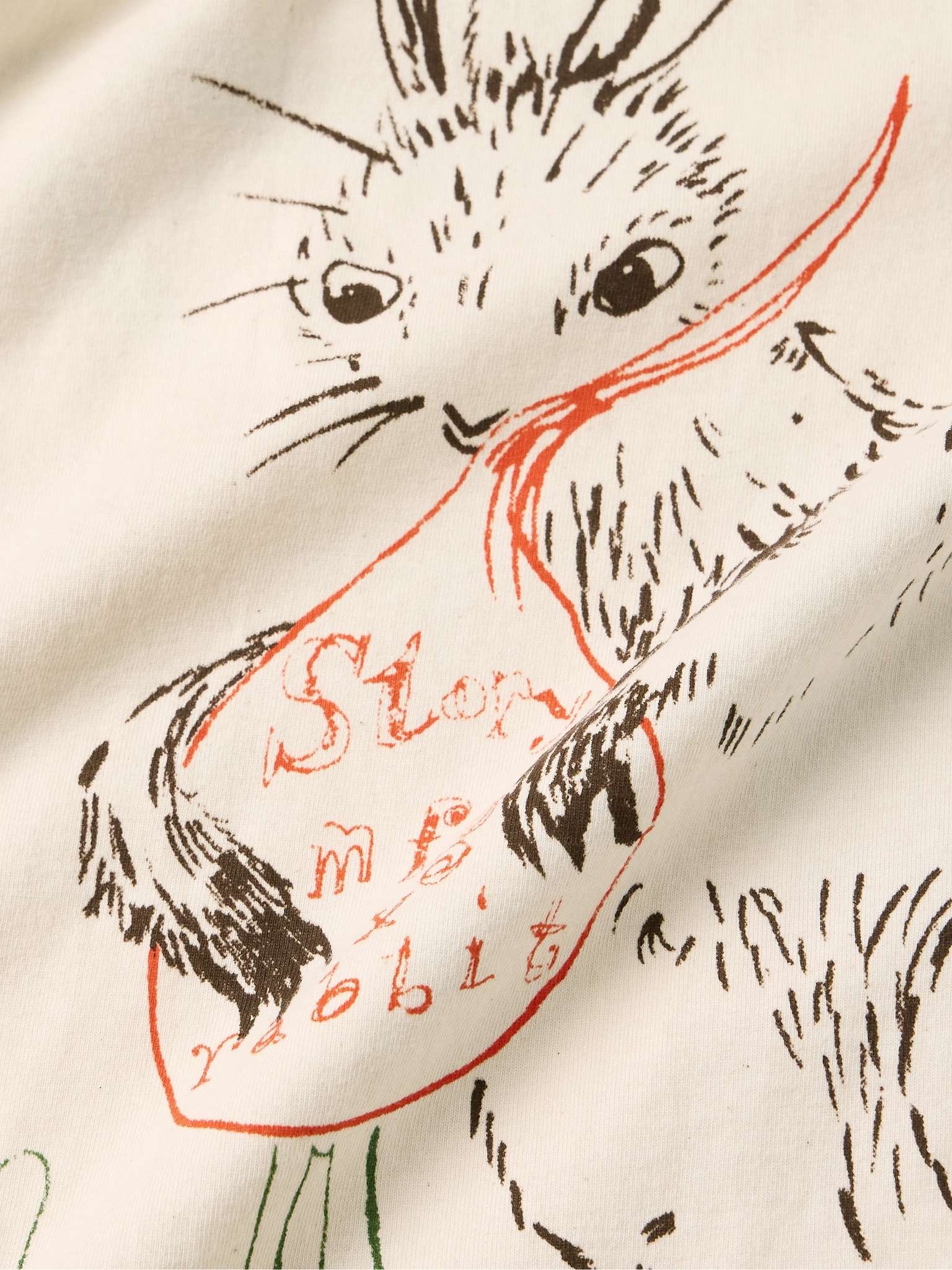 + Rabbit Grateful Printed Organic Cotton-Jersey T-Shirt - 5