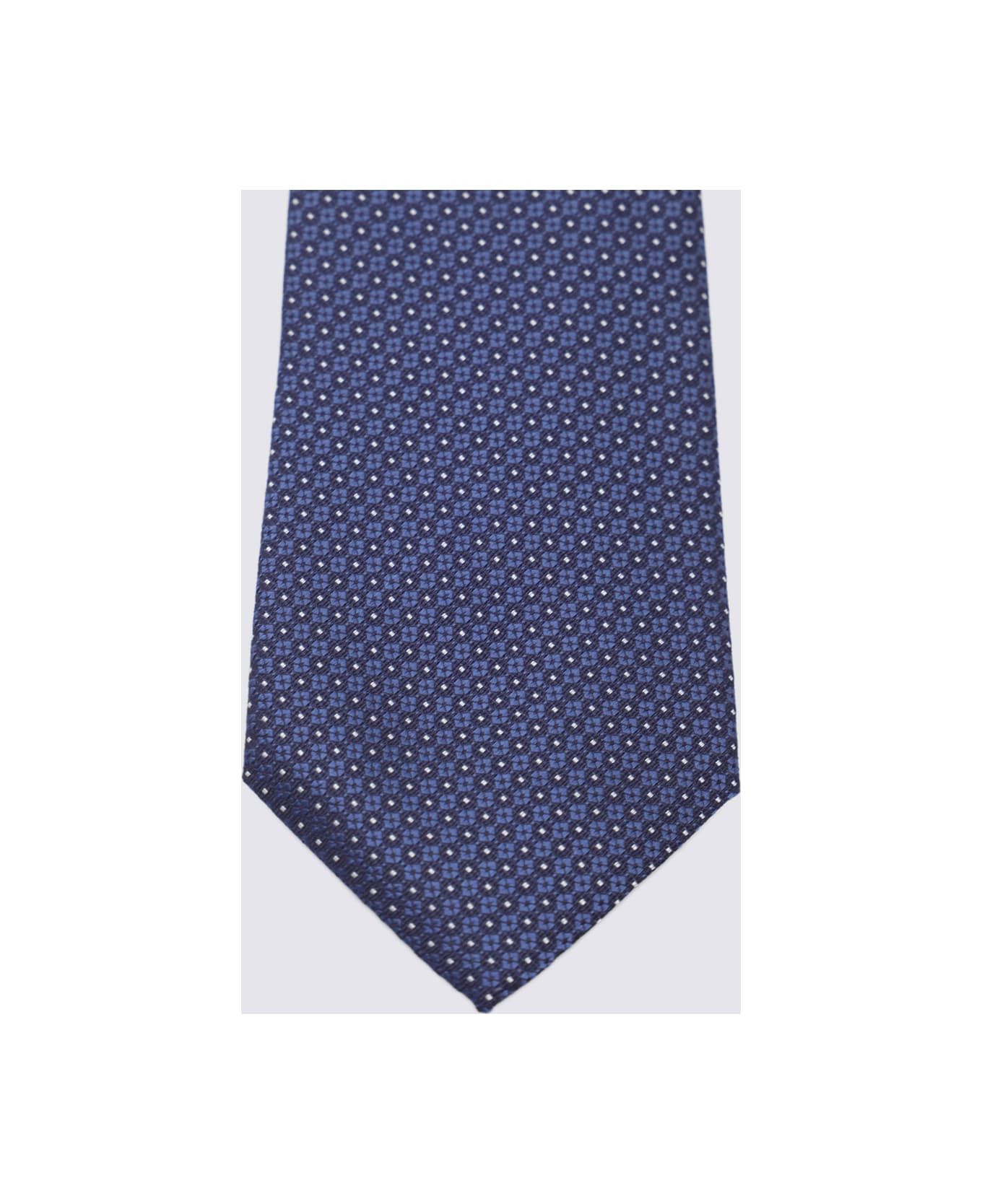 Blue Wool Tie - 2