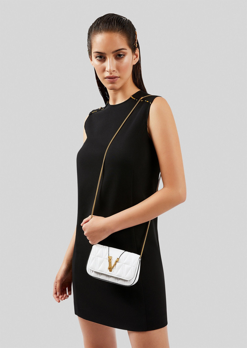 VERSACE Virtus Quilted Evening Bag outlook