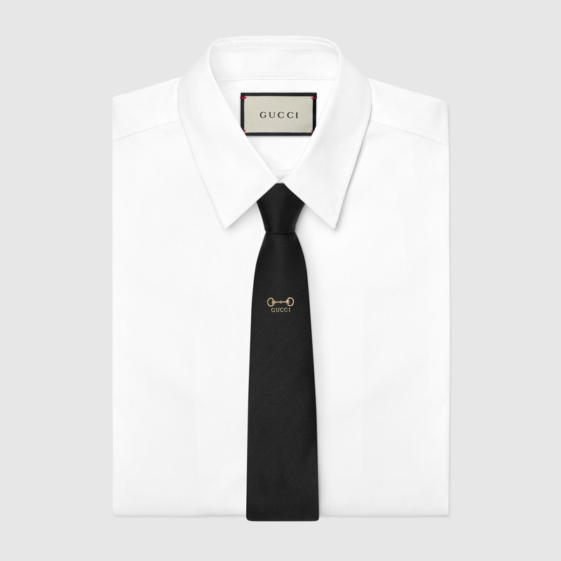 GUCCI Silk jacquard tie outlook