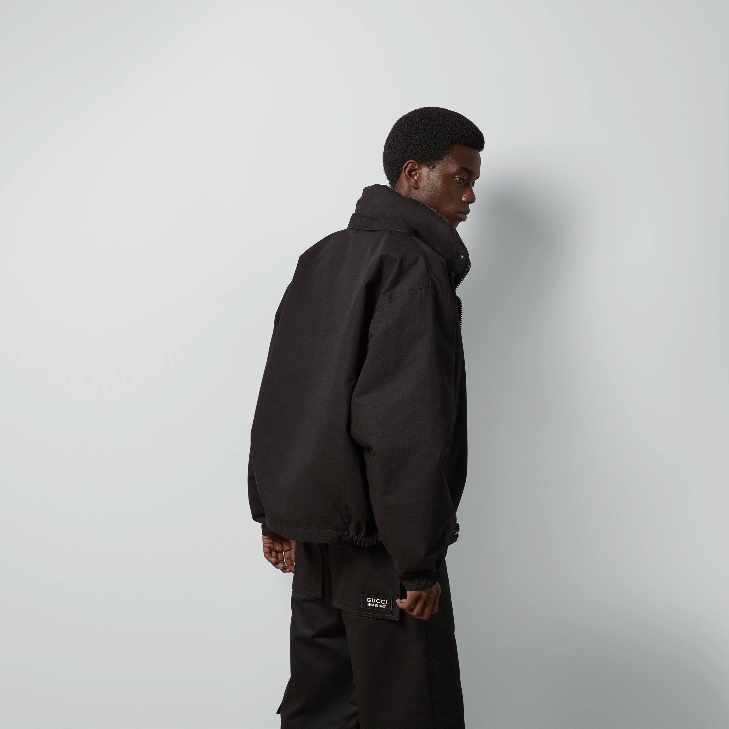 Reversible GG ripstop nylon jacket - 8