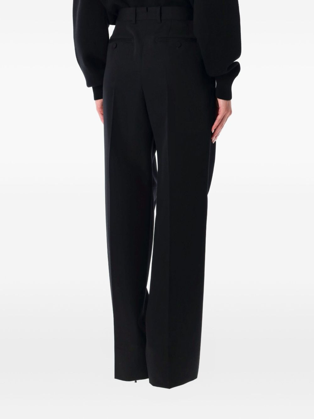 wool pleated trousers - 2