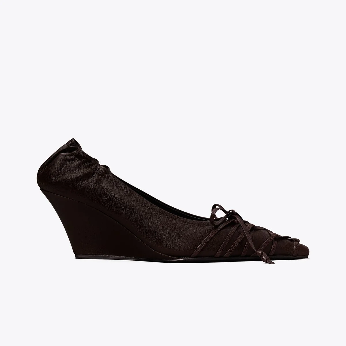 Lace-Up Wedge - 1
