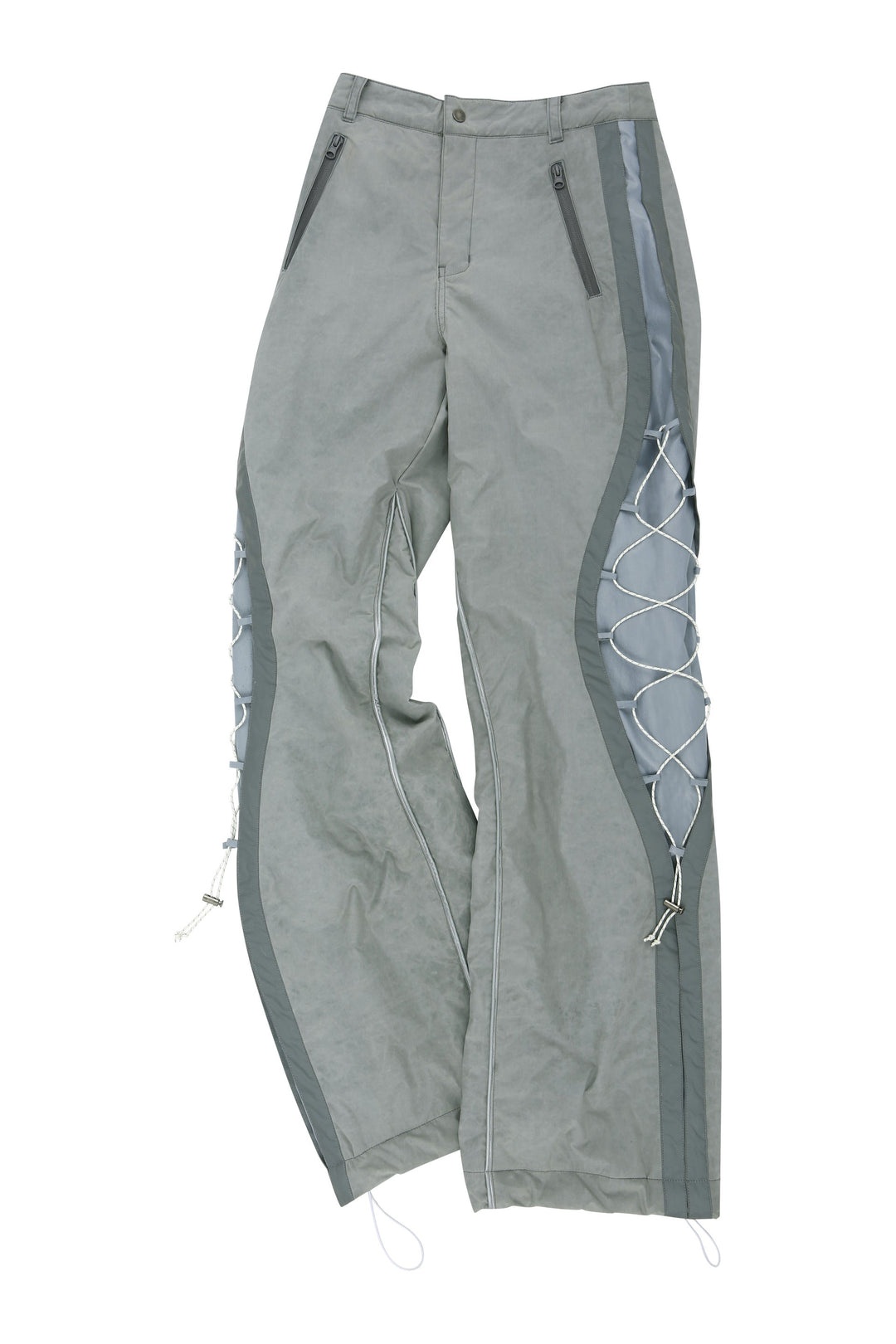 Andersson Bell Crack Padded Lace-Up Wide Pant | REVERSIBLE