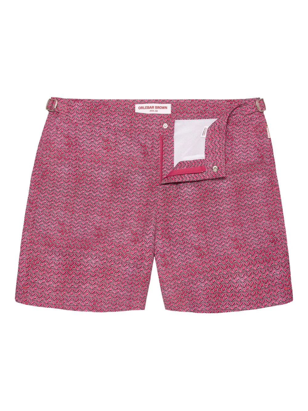 Bulldog ripcord-print swim shorts - 1