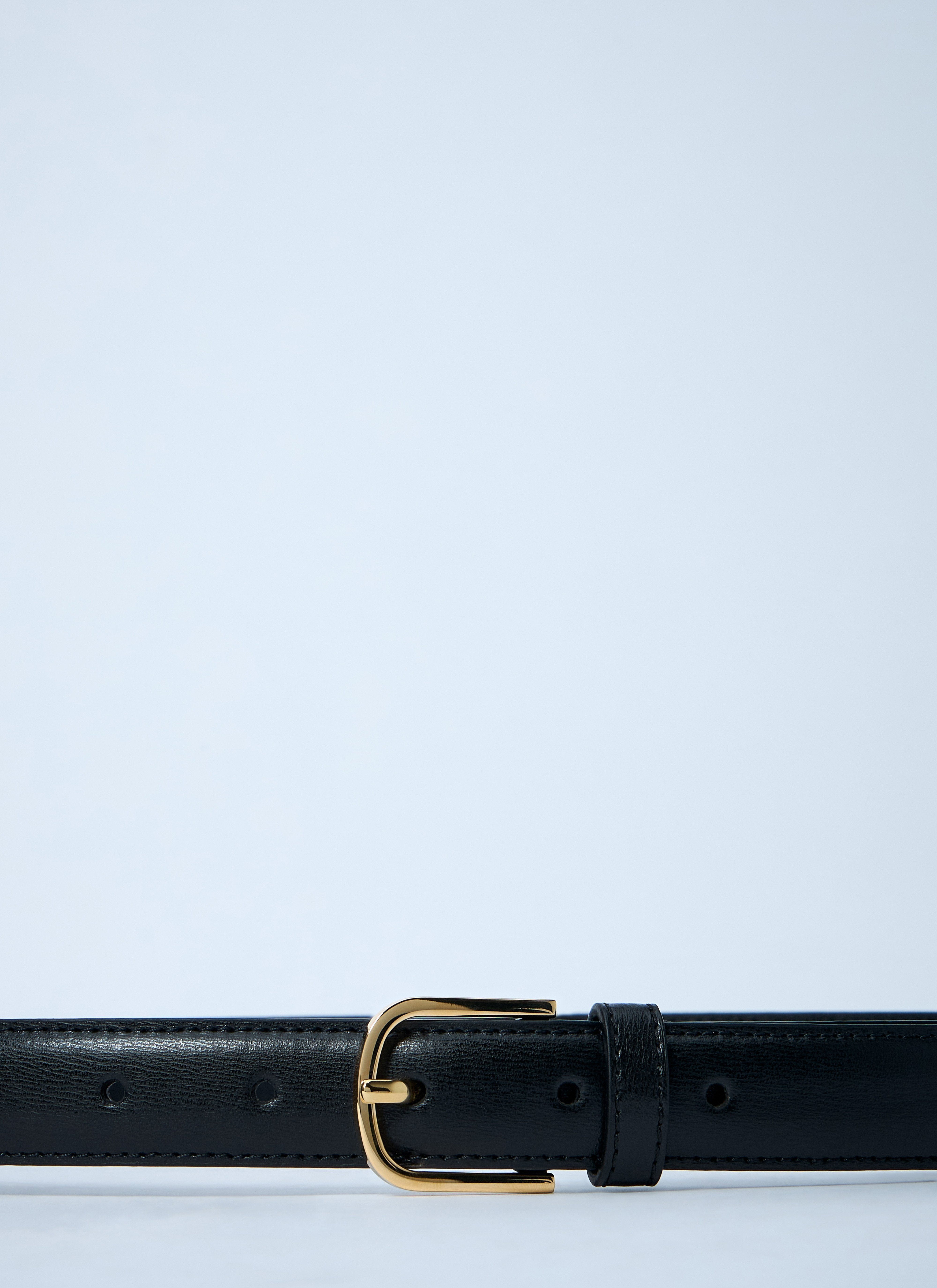 Toteme Women Slim Leather Belt - 6