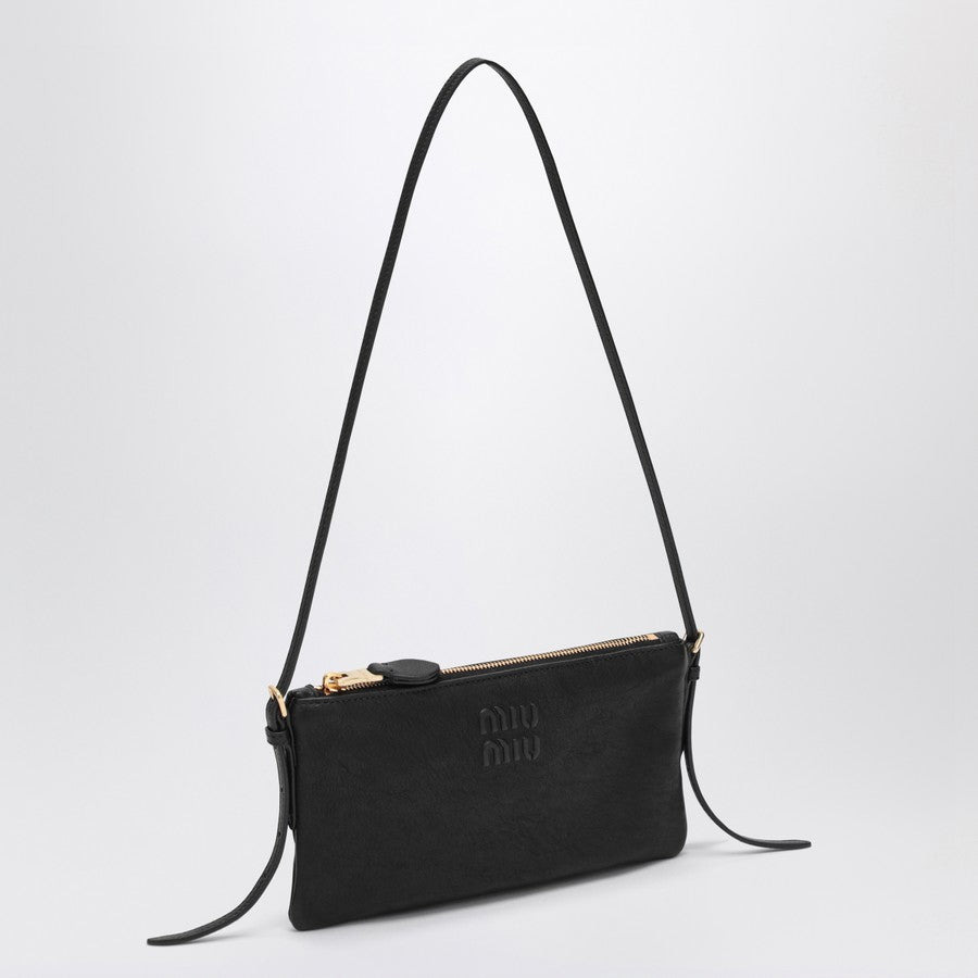 MIU MIU LEATHER SHOULDER BAG - 2