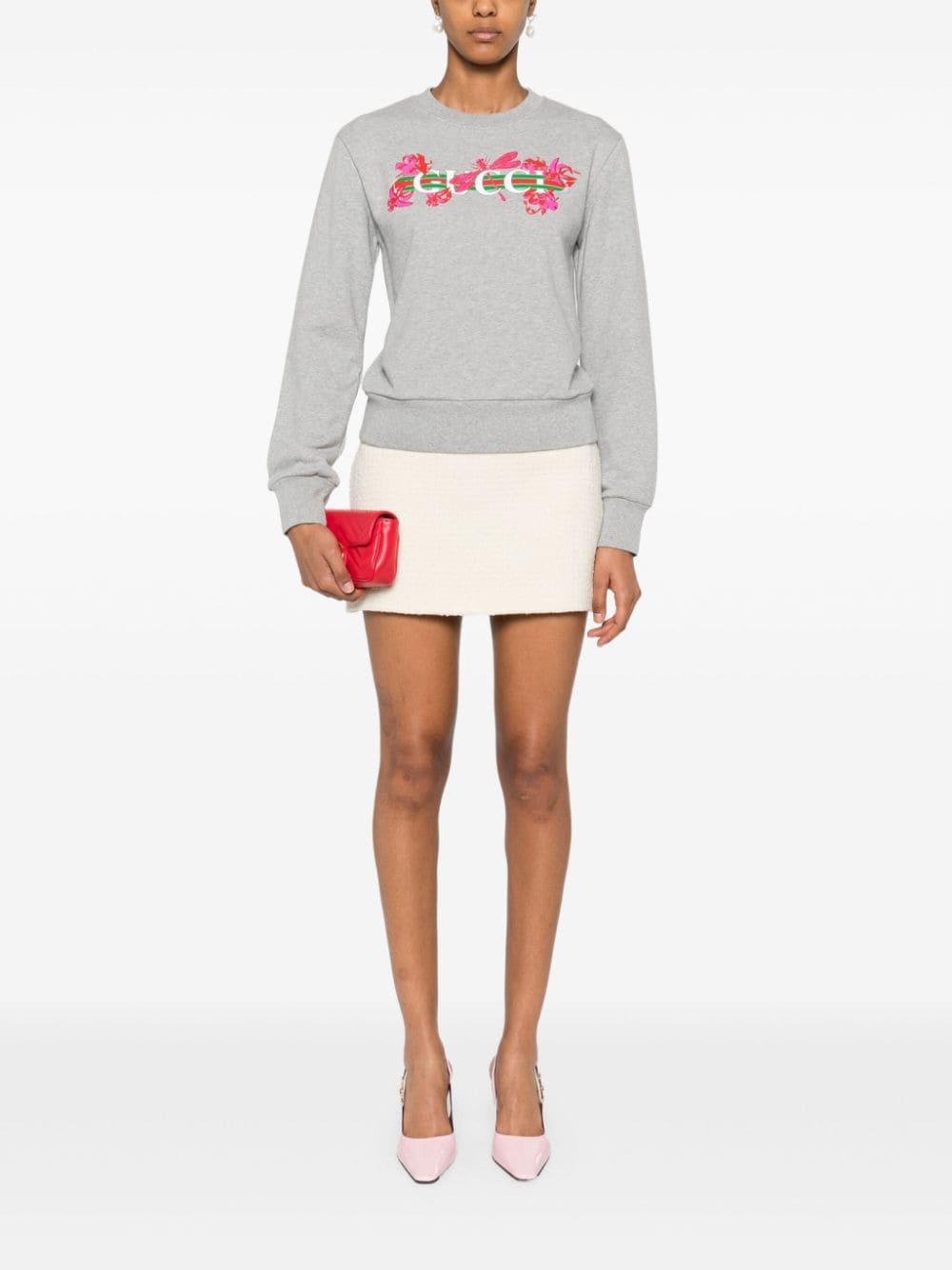 printed cotton sweatshirt - 2