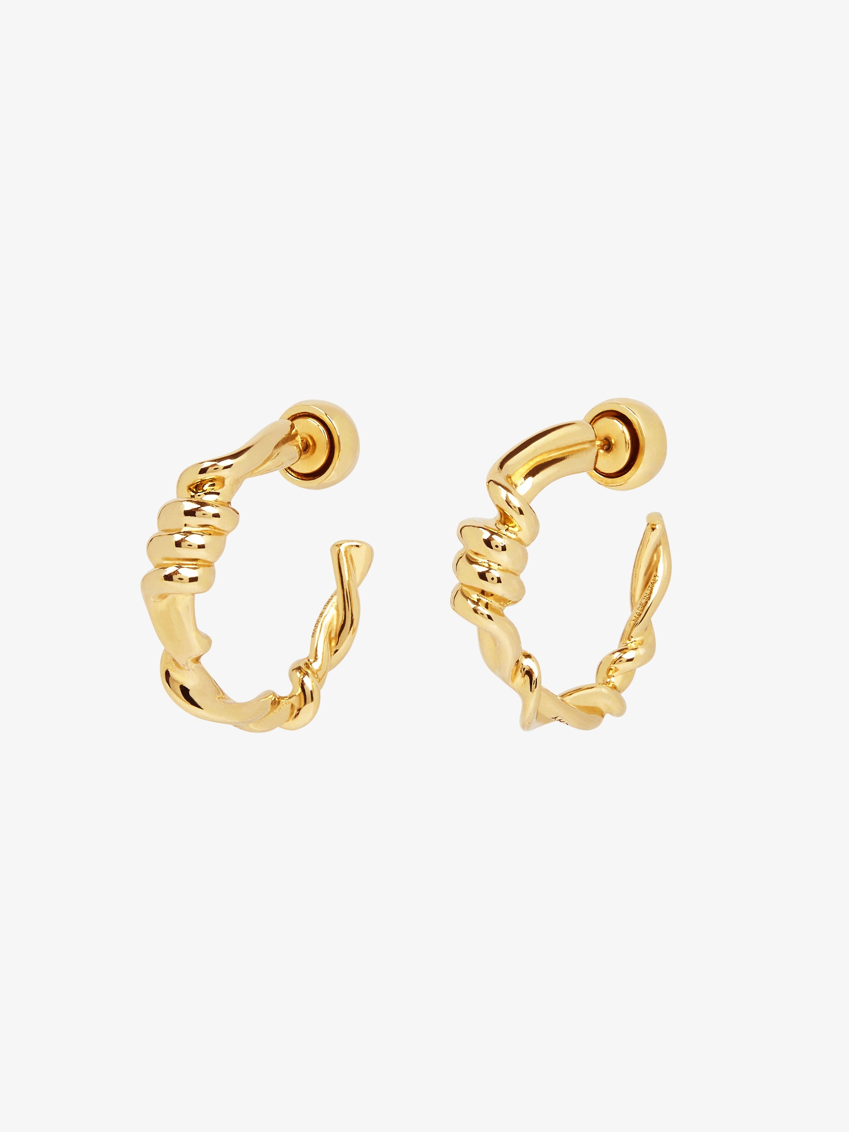 TWISTED EARRINGS IN METAL - 4