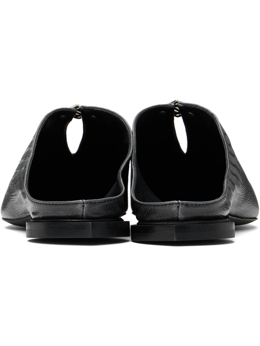Gray Jamal Slit Slippers - 2