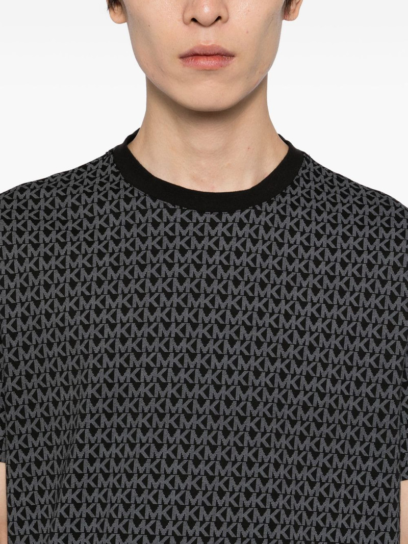 monogram-print cotton T-shirt 4