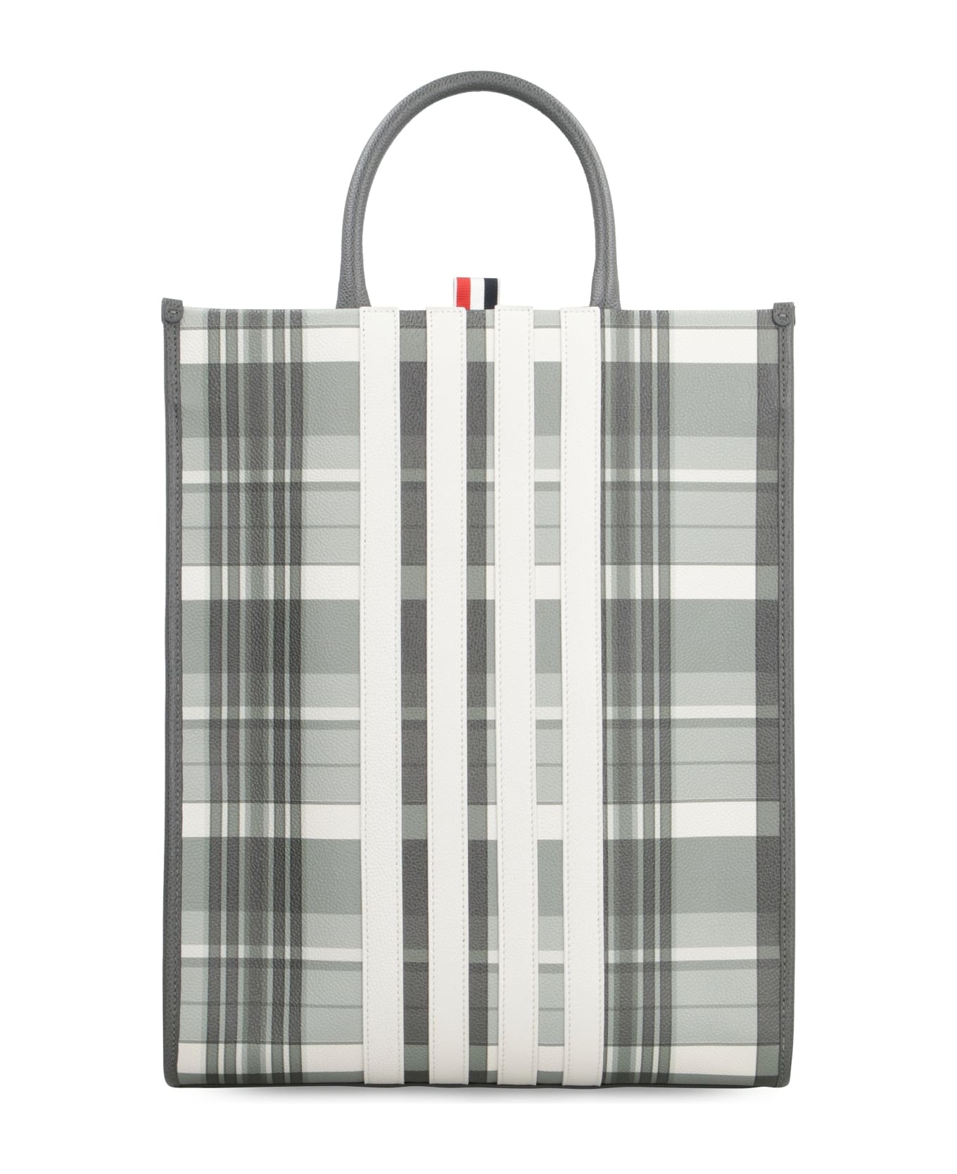 Vertical Leather Tote - 1