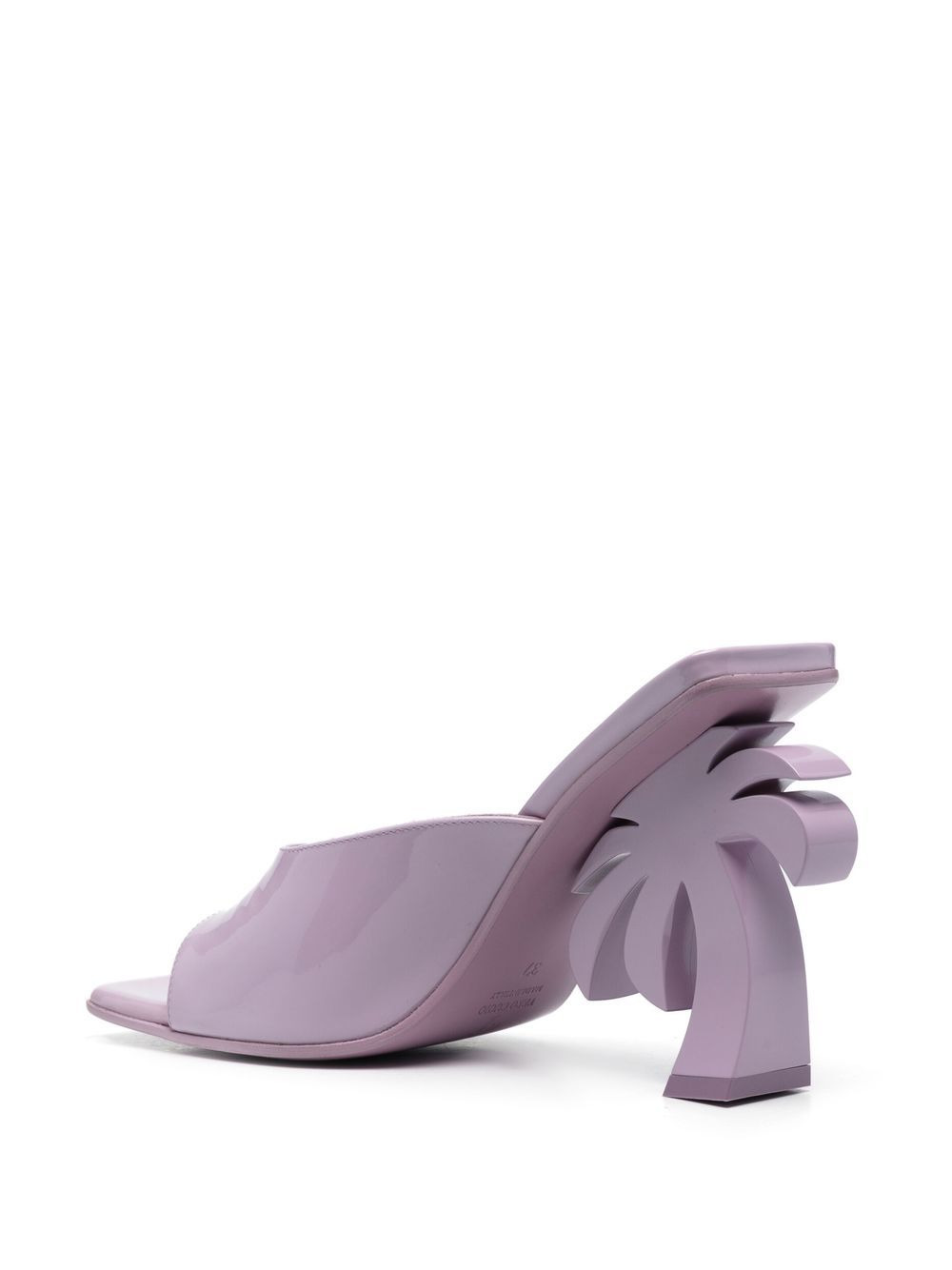 Palm Beach leather mules - 3