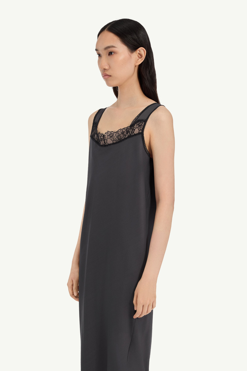 Mirrored lace slip dress 4