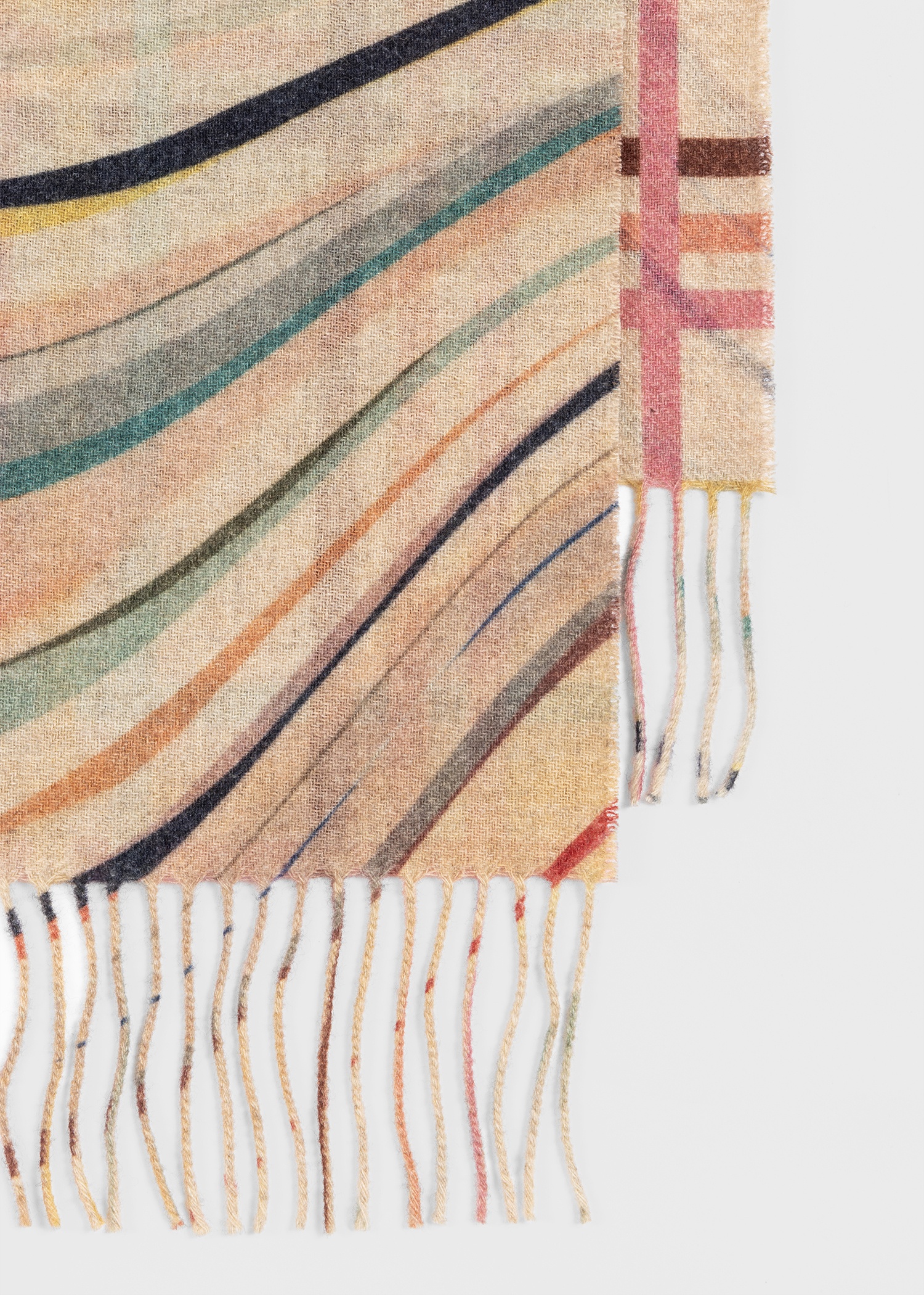 Women's Cashmere-Blend 'Swirl' Check Scarf - 2