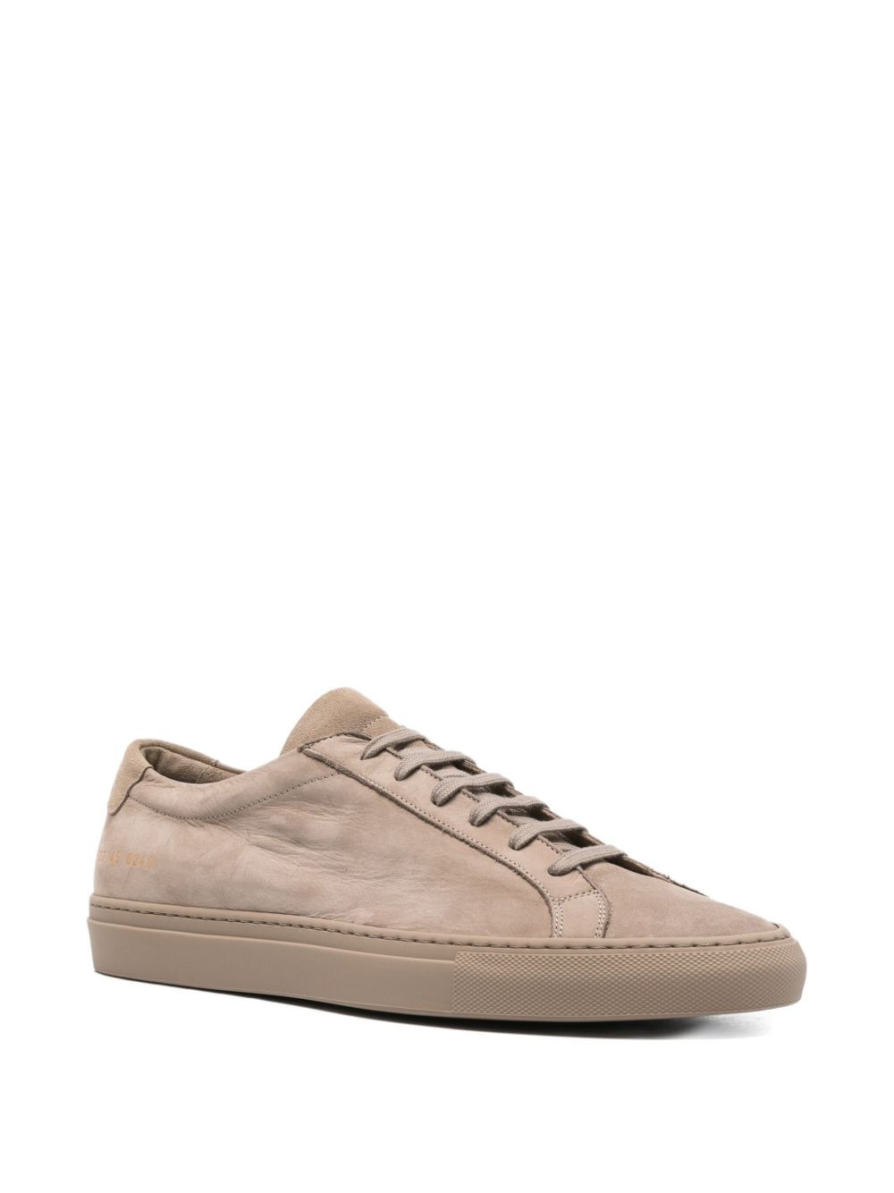 suede-leather low-top sneakers - 2
