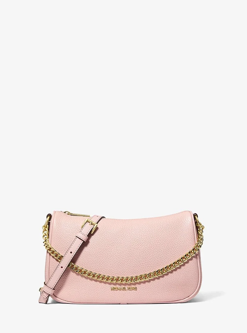 Carmela Medium Pebbled Leather Convertible Crossbody Bag - 1