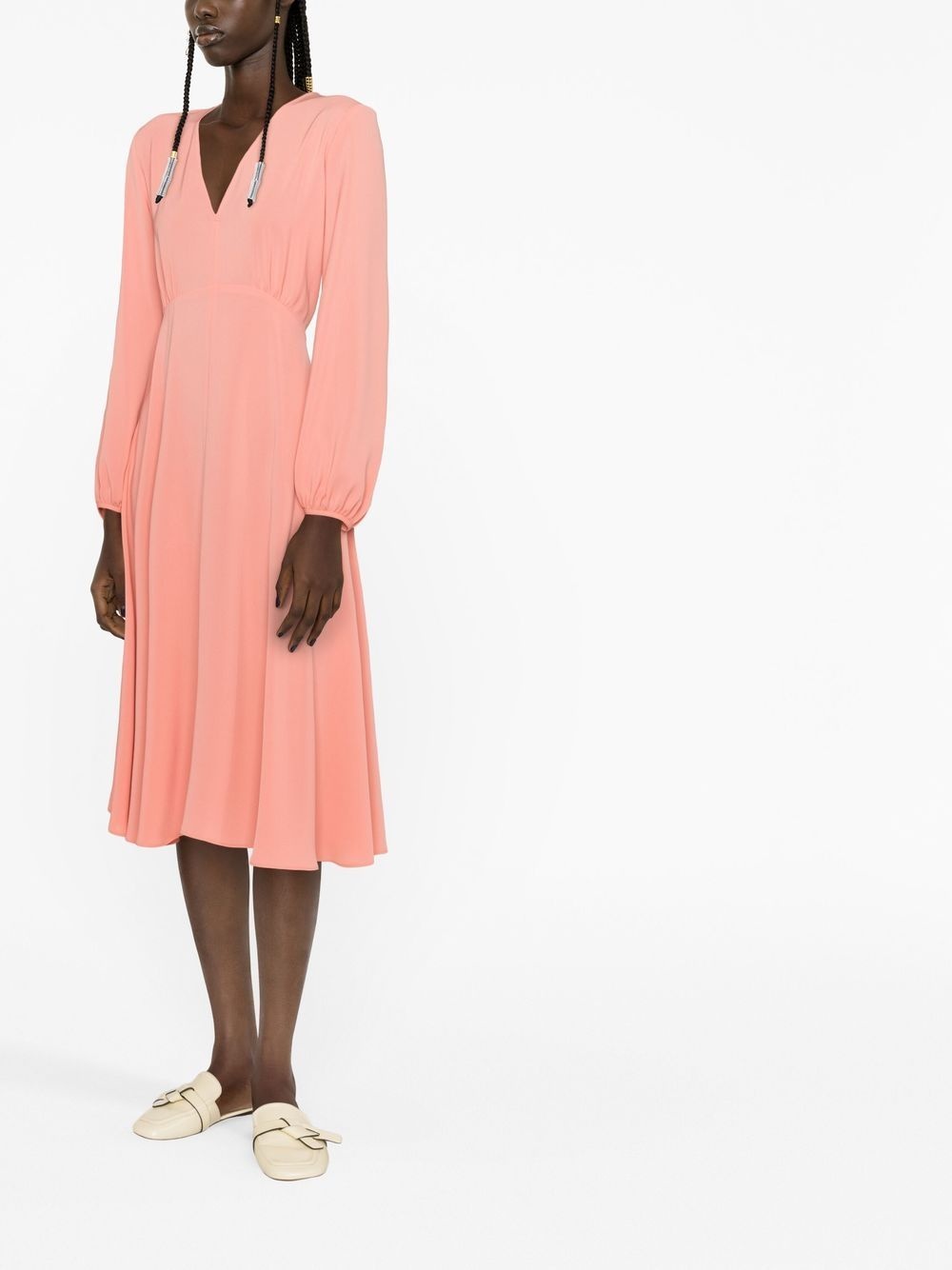 Lago long-sleeved maxi dress - 4