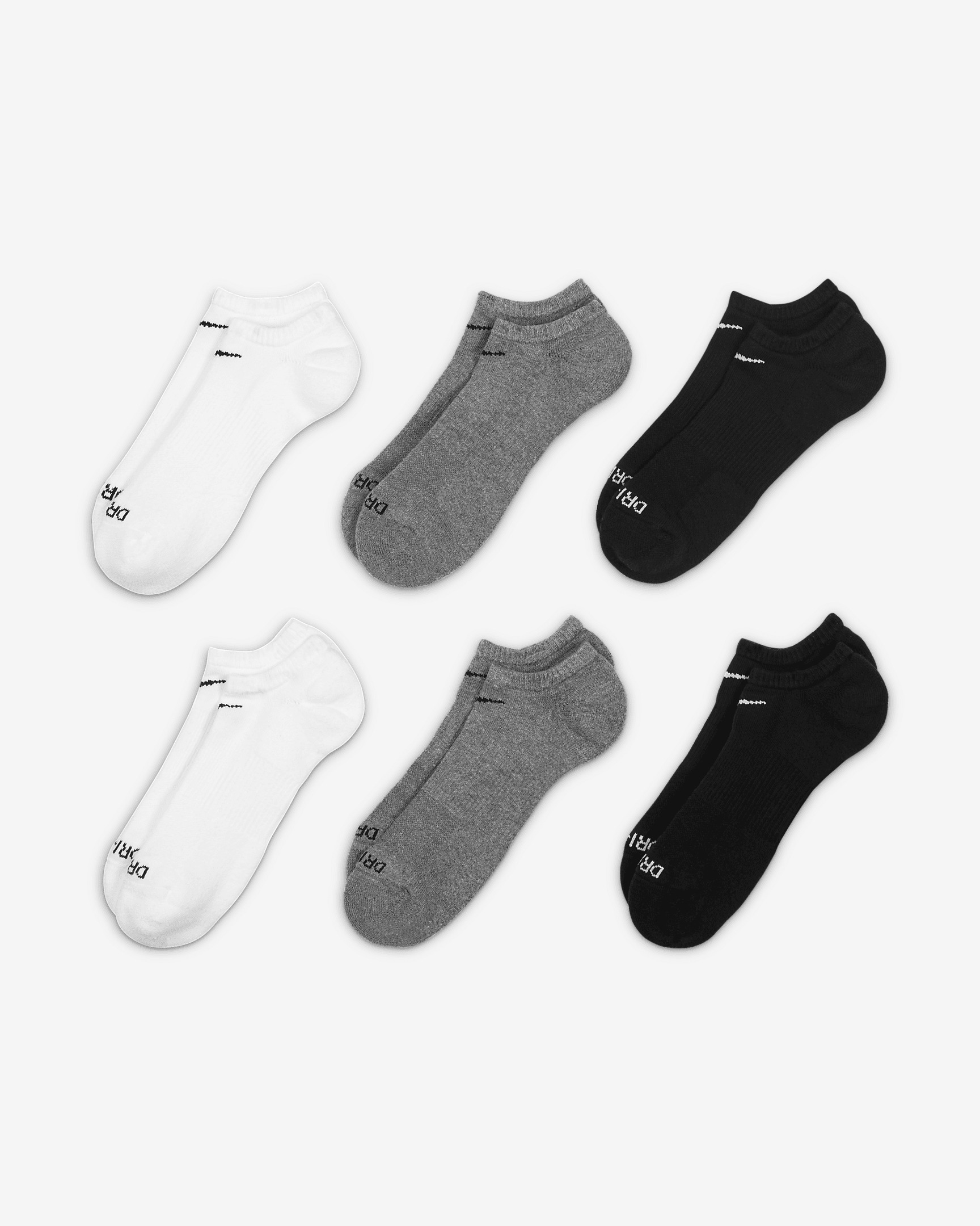 Nike Everyday Plus Cushioned Training No-Show Socks (6 Pairs) - 2