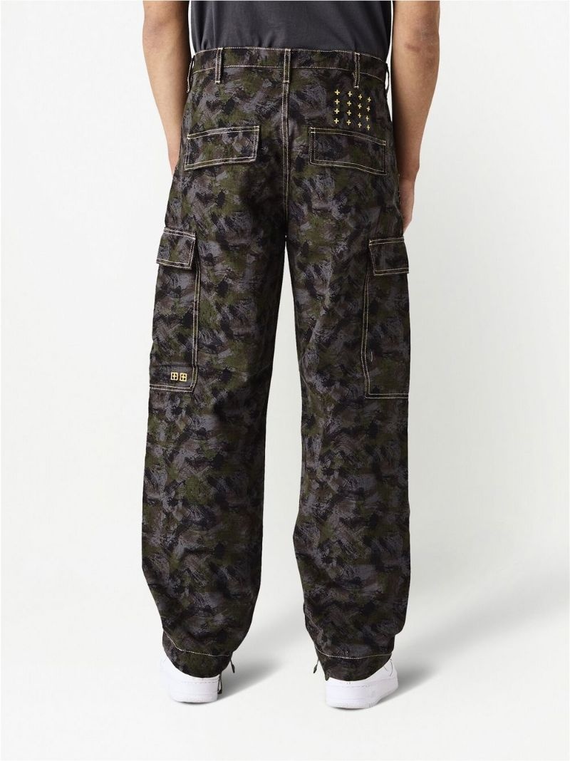camouflage cargo pants - 3