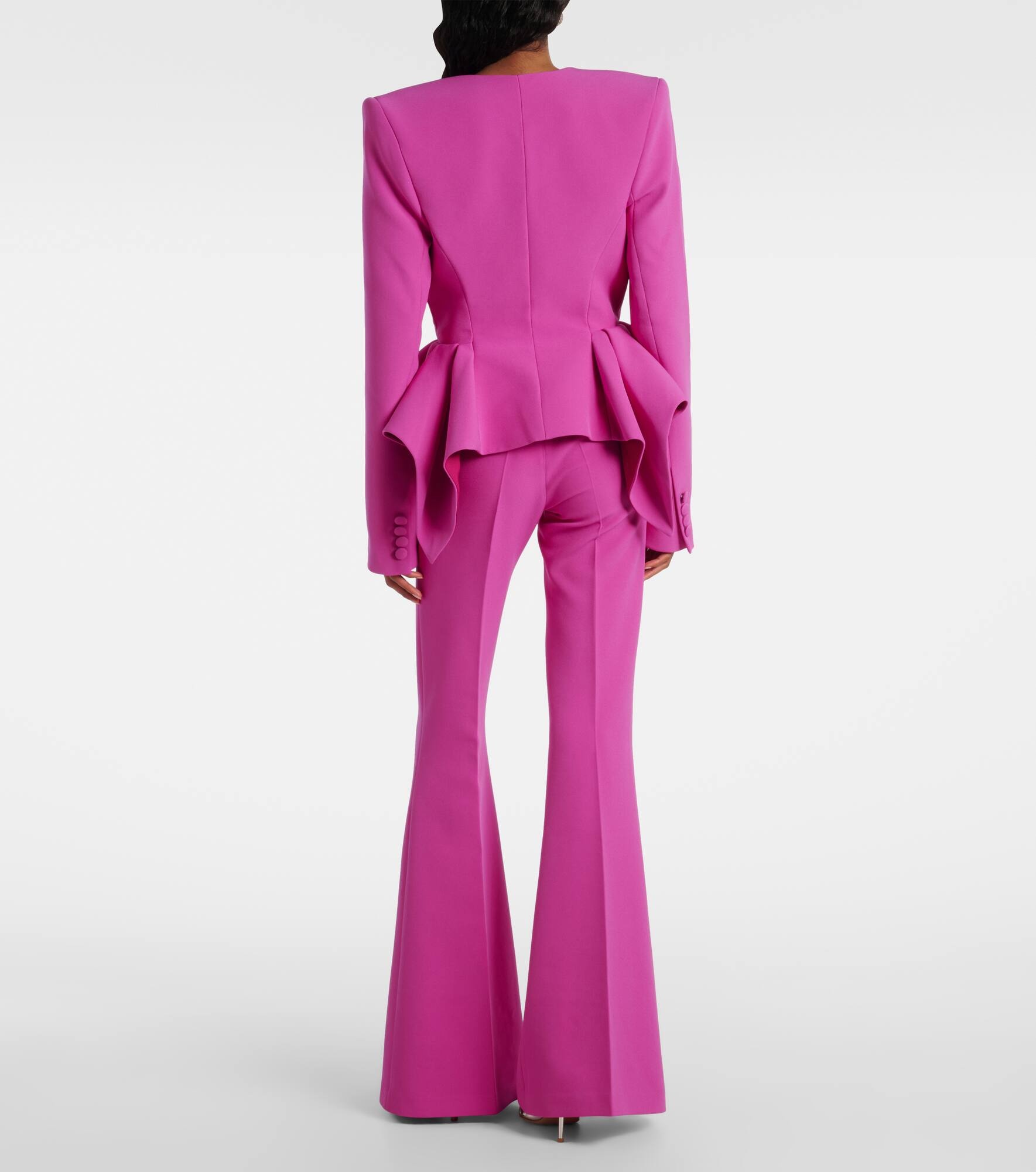 Double-breasted peplum blazer - 3