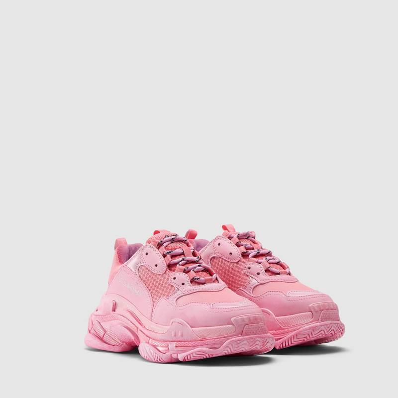 BALENCIAGA Balenciaga Women's Triple S Dyed Pink Trainers outlook