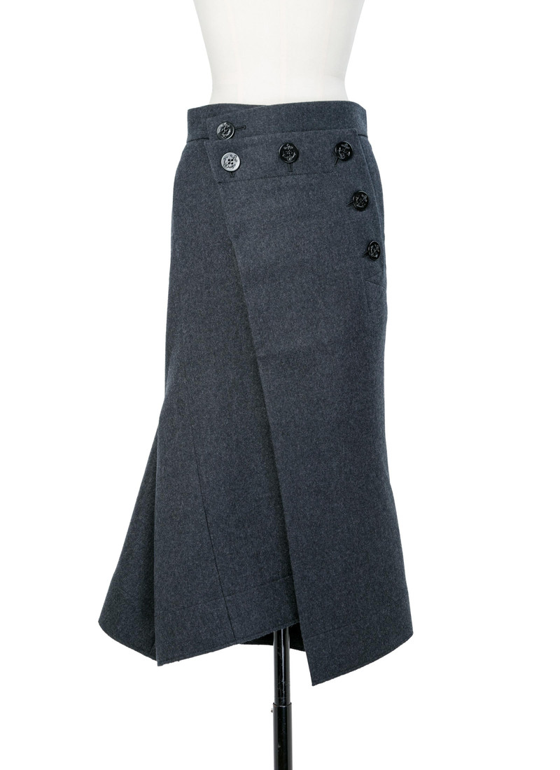 Wool Melton Skirt 1
