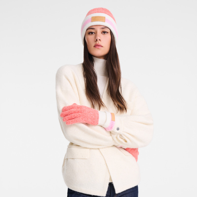 Beanie Coral/Pink - Knit 1