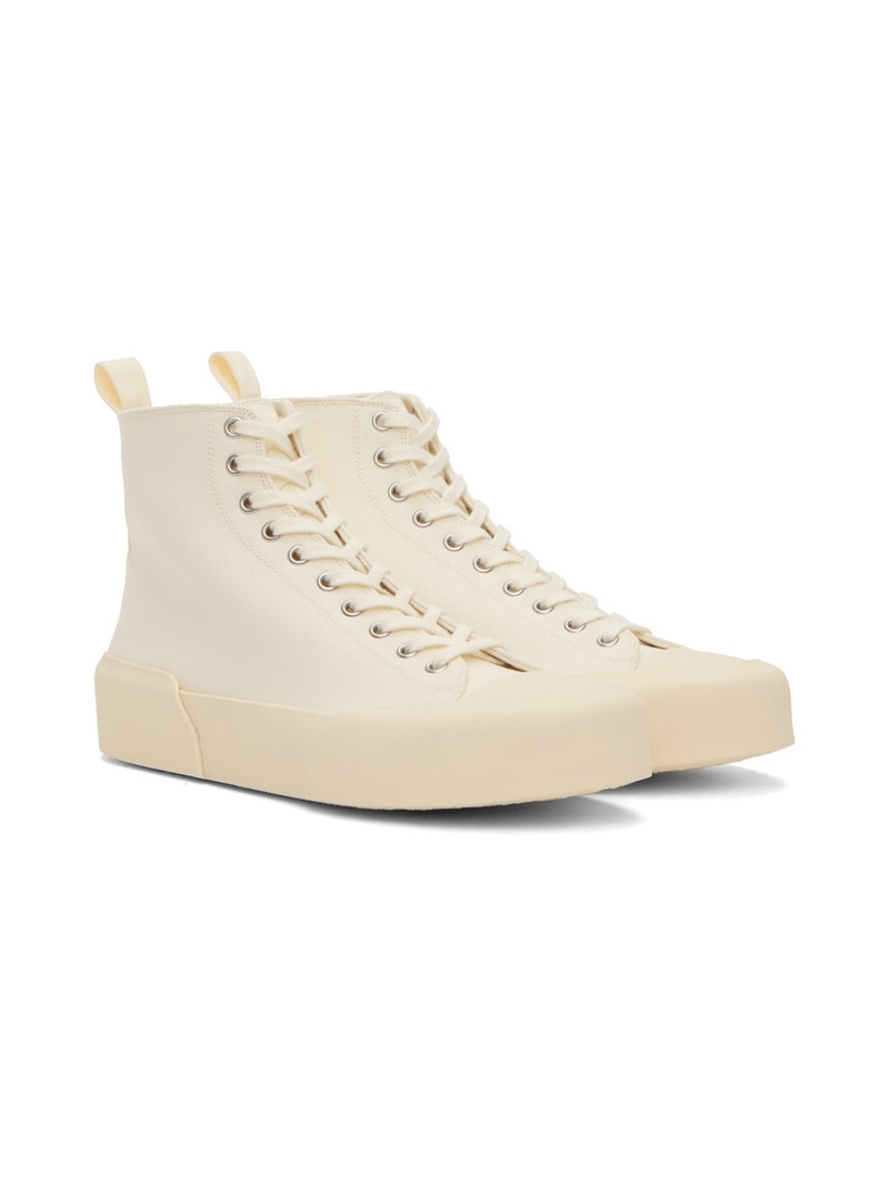 White High-Top Sneakers 4