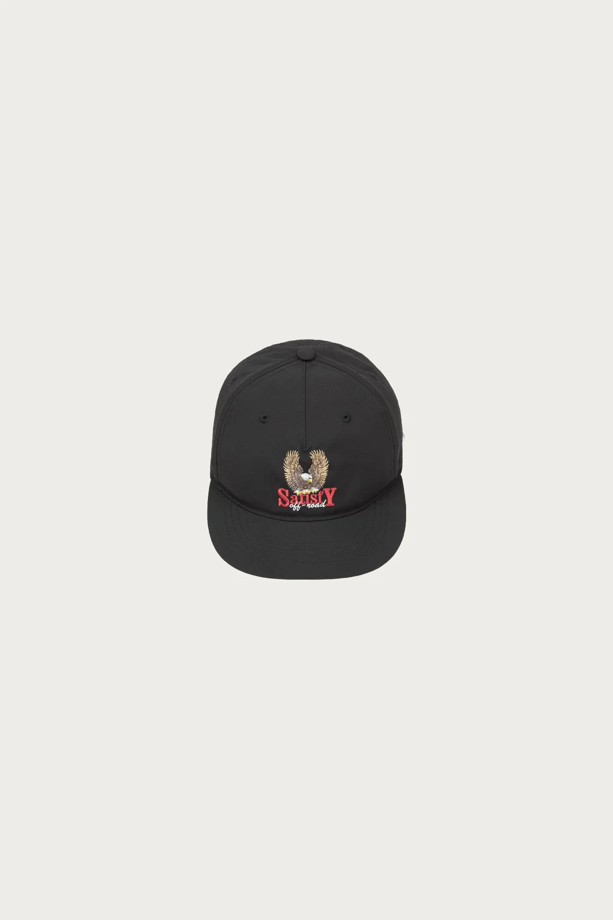 Flitesilk 5 Panel Pinch Cap - Black Eagle - 1
