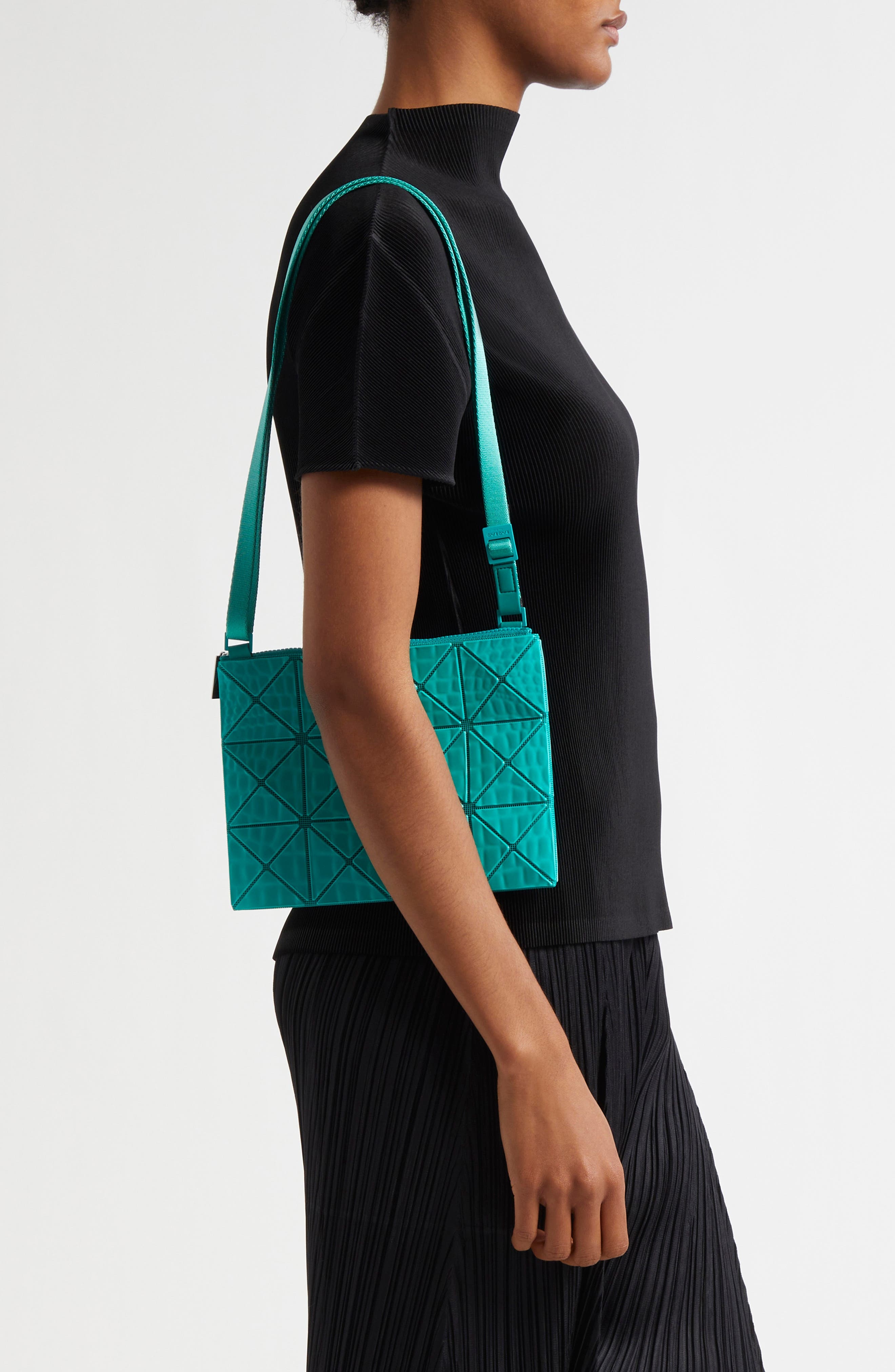 Bao Bao Issey Miyake Kaiju Crossbody Bag in Emerald Green at Nordstrom - 2