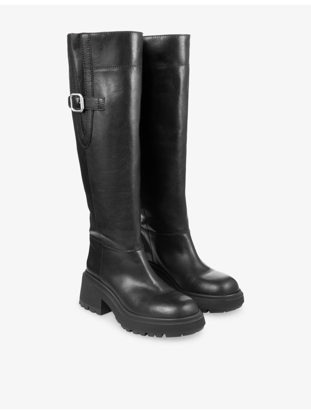 Tamsin Leather Knee-High Boots - 2