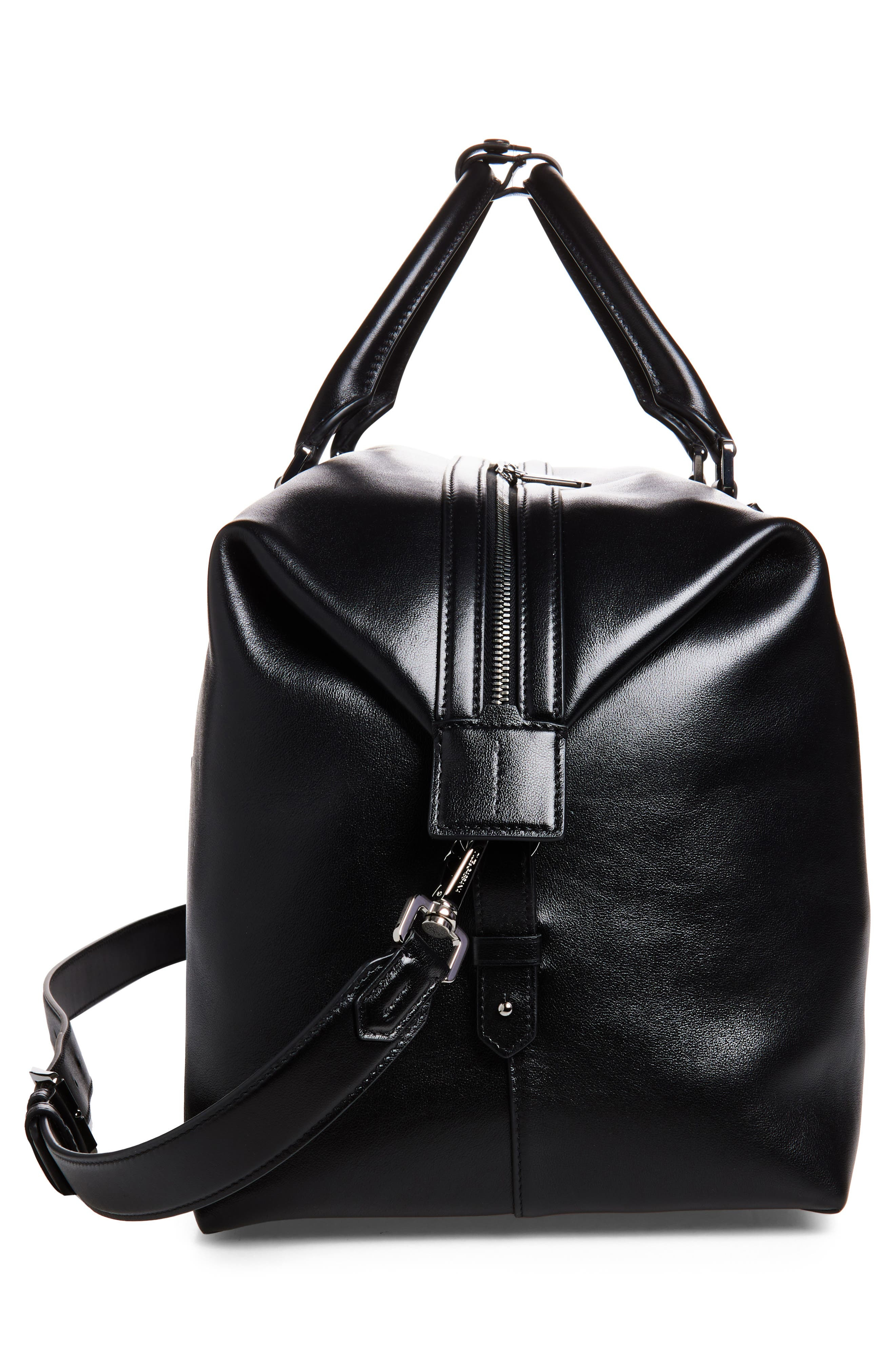 Dolce&Gabbana Roma Leather Duffle Bag in 80999 Nero at Nordstrom - 6