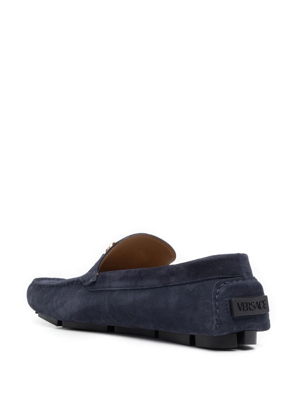 Medusa plaque loafers - 3