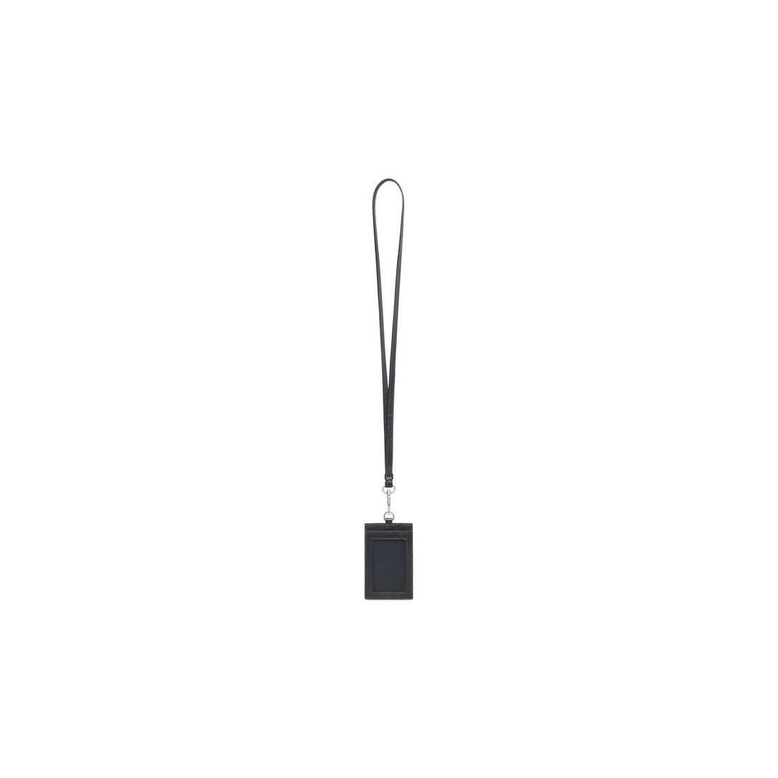 Men's Cash Card And Badge Holder  in Black - 4